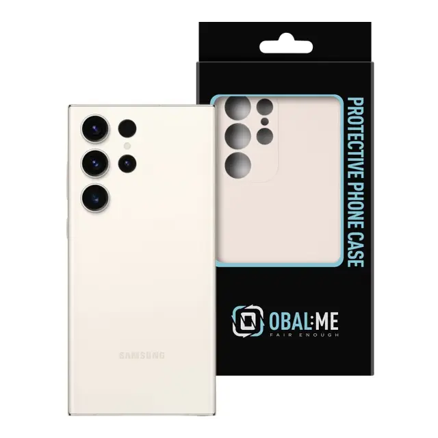 OBAL:ME Matte TPU Case for Samsung Galaxy S23 Ultra Beige 3