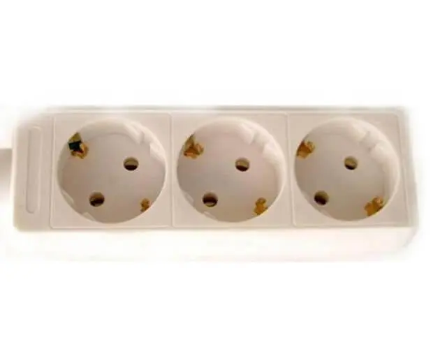 Πολύπριζο Jager P3 (J_P3-KY-G103) - 3x Schuko - Καλώδιο 1.5m - ΛευκόP3D