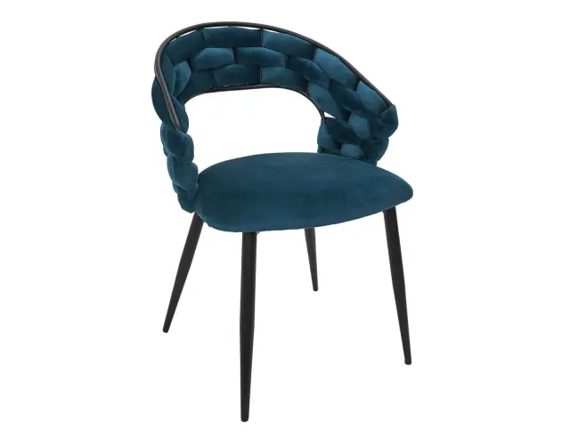 Kαρέκλα Sawyer Home Deco Factory με διαστάσεις 62x54x83cm - Duck Blue HD0357 2