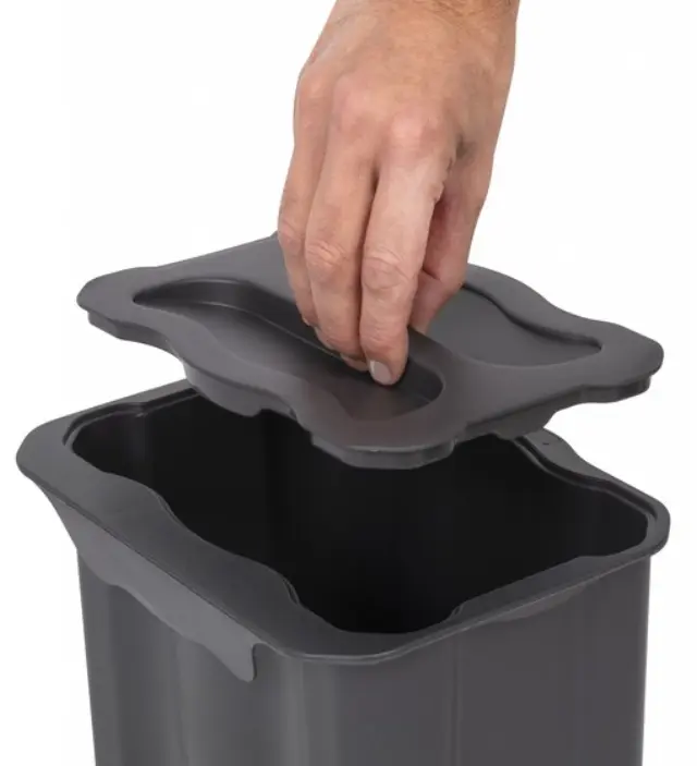 ΔΟΧΕΙΟ ΒΟΗΘΗΤΙΚΟ ΓΙΑ ΚΟΥΖΙΝΑ EMUCA 8131923 5L ΑΝΘΡΑΚΙ ΠΛΑΣΤΙΚΟ 3