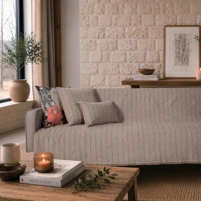 Ριχτάρι Macon 05 Light Brown Terracotta TEORAN Διθέσιο 180x250cm 2