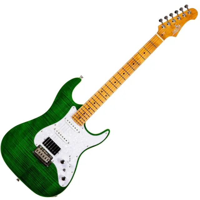 JET JS-600 TGR Stratocaster HSS Ηλεκτρική Κιθάρα Transparent Green