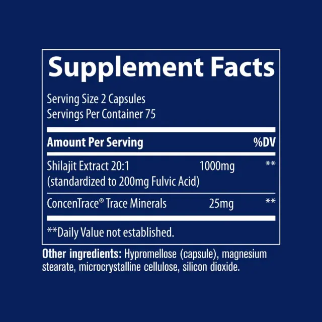 Trace Minerals Shilajit Capsules 2