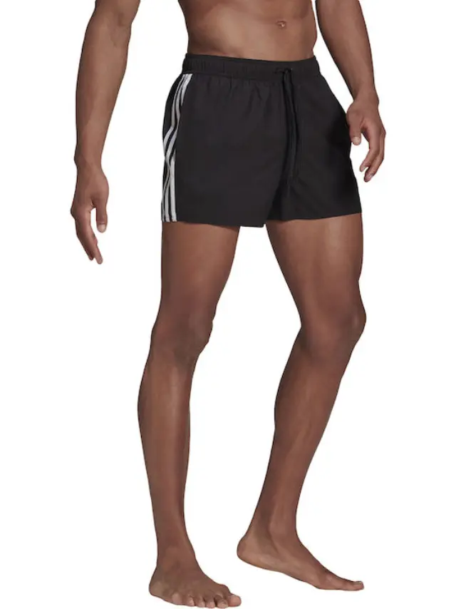 Adidas Classic 3-Stripes Ανδρικό Μαγιό Σορτς Μαύρο GQ1095 - L 2