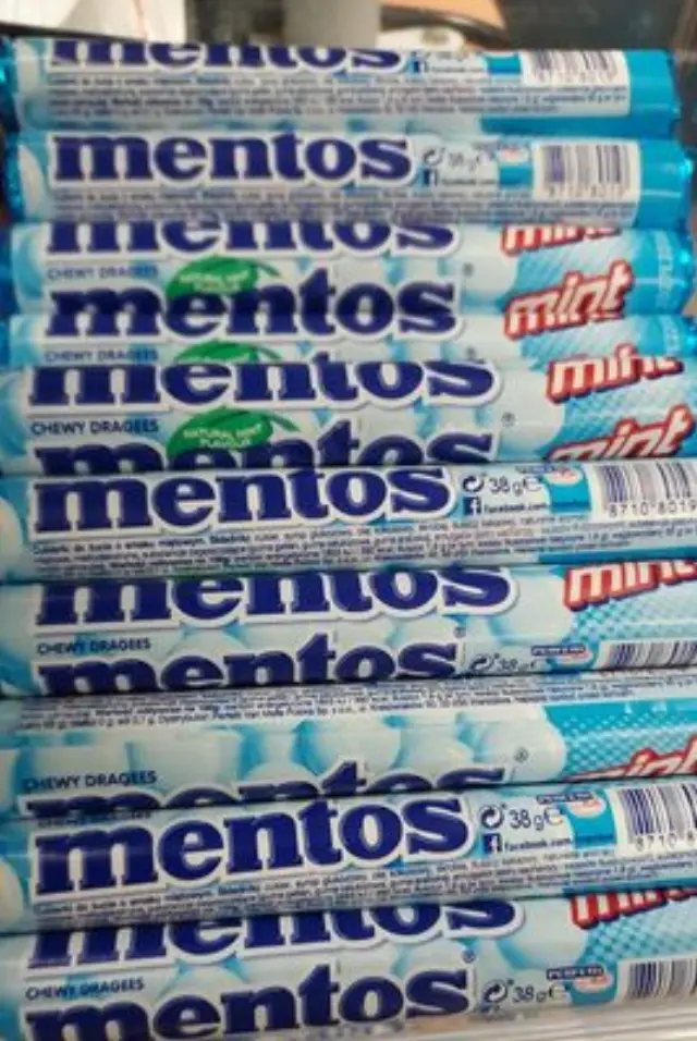 Mentos Καραμέλες με Γεύση Μέντα 37.5gr 1 τμχ