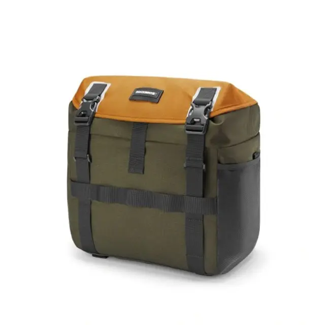Rockbros W019 Handlebar Bike Bag 13.5-24L Green / Orange