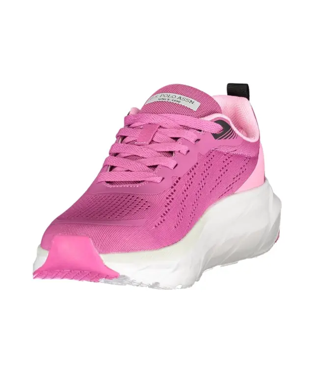 U.S. Polo Assn. - Γυναικεία Sneakers DRAFT002W6T1/FUX-007 Ροζ 3