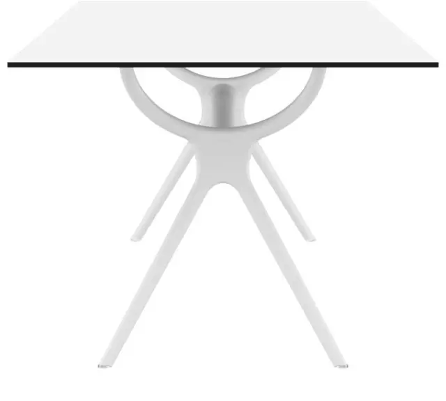 Τραπέζι AIR Λευκό PP/HPL 180x90x74cm 2