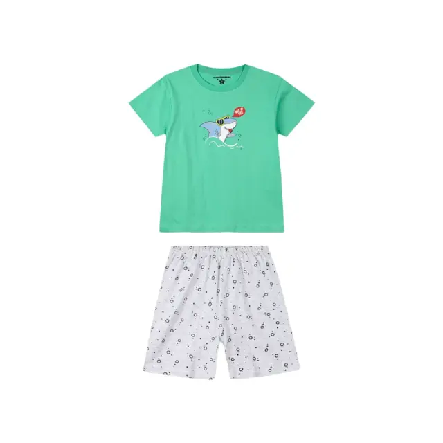 Energiers Παιδική Πυτζάμα Αγόρι Shark Glow In The Dark, Χρώμα Πολύχρωμο