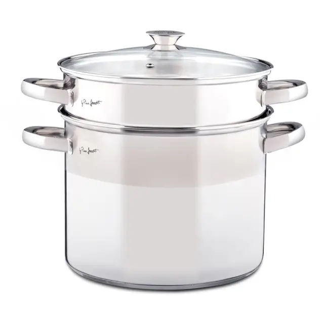 Κατσαρόλα Ζυμαρικών PASTA με Σουρωτήρι 24cm 8lt Stainless Steel Lamart LTSS2417