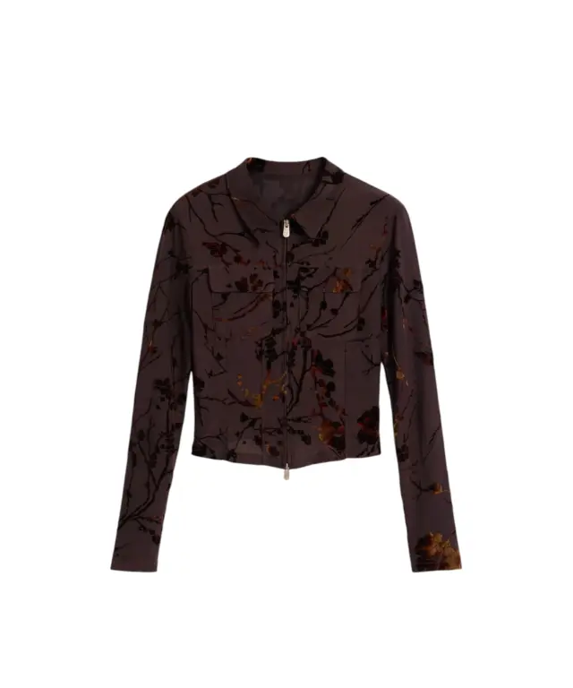 Desigual - Γυναικεία Μπλούζα/Πουκαμίσα Bucarest 26WWTK25-6000 Καφέ