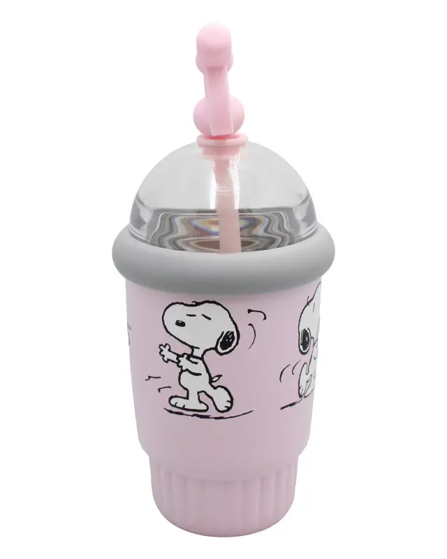 Παγούρι θερμός με καλαμάκι Snoopy 400ml 3
