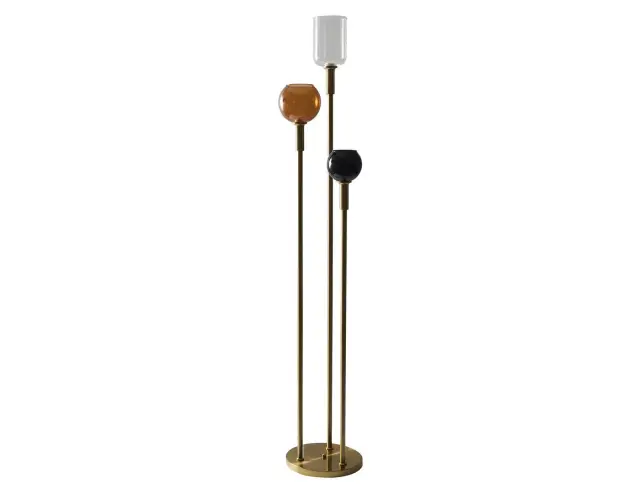 Επιδαπέδιο φωτιστικό Tripod Home Deco Factory με λαμπτήρα E27 και διαστάσεις 32x25x150cm LA0053/IOPAU 2