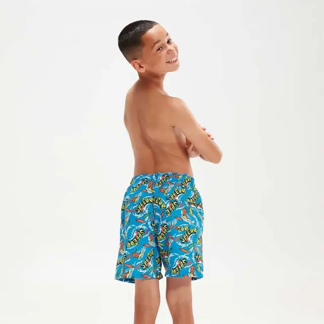 Speedo Boy's Printed 15inch Swim Watershort Μπλε 800318714248 (Speedo) 3