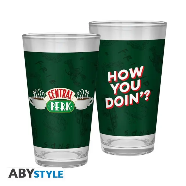 Ποτήρι FRIENDS - Large Glass - 400ml - Central Perk-ABYVER192