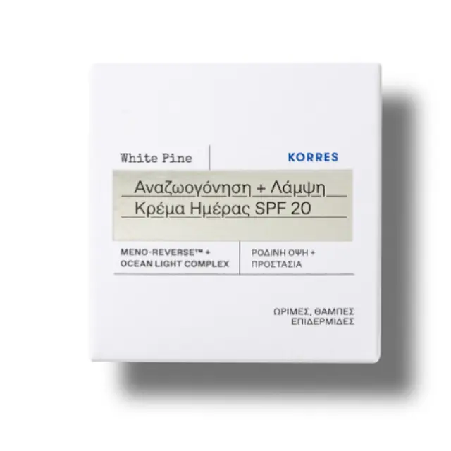 KORRES ΛΕΥΚΗ ΠΕΥΚΗ Luminous Awakening Moisturizer Κρέμα Ημέρας Αναζοωγόνησης + Λάμψης SPF20 40ml
