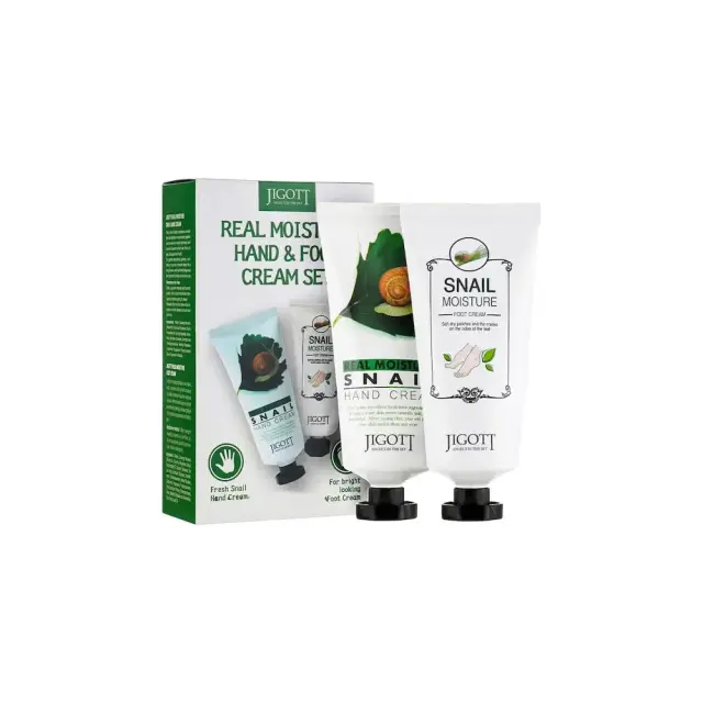 Jigott Real Moisture Hand & Foot Cream Set Kρέμα Χεριών και Ποδιών (100ml +100ml)