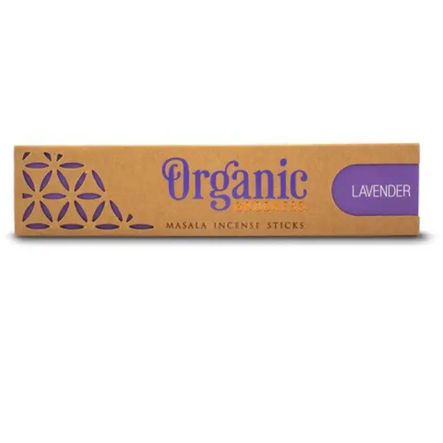 Αρωματικά Στικ Λεβάντα Masala Incense Organic Lavender 15g