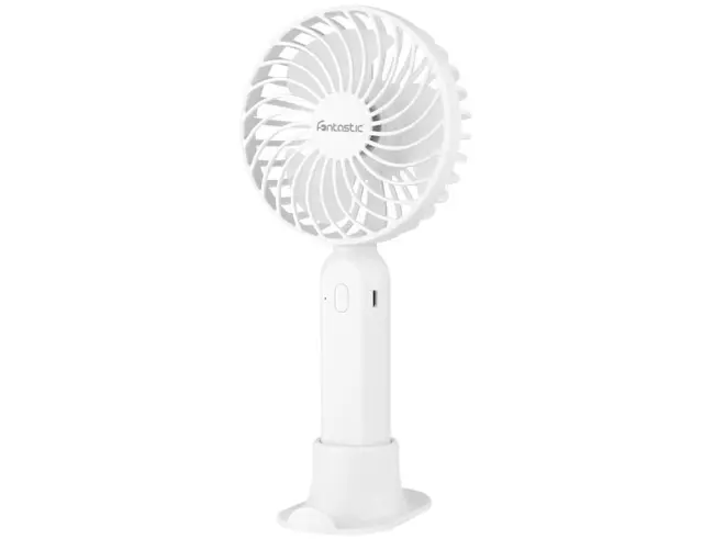 Mini Ανεμιστήρας Fontastic (255601) με Ενσωματωμένο Ηχείο - Λευκός255601 2