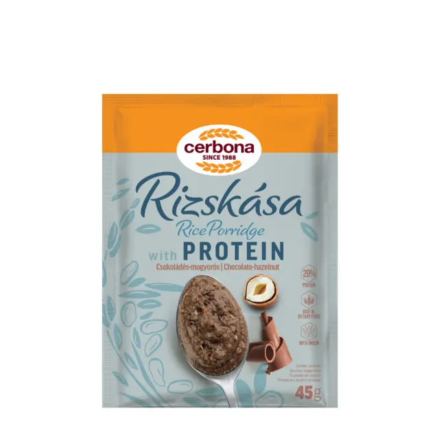 Cerbona Rice Porridge With Protein (Choco-Hazelnut)