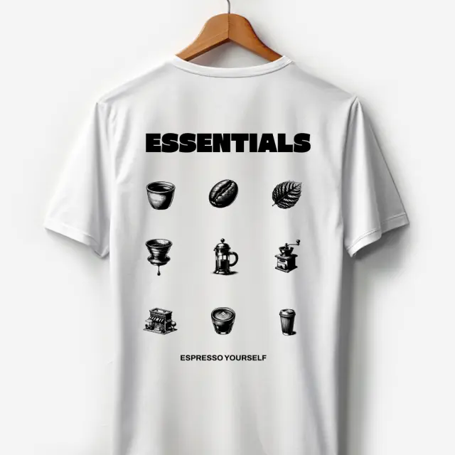 T-shirt Noshame® Λευκό με τύπωμα Essentials - 132509 - XXL 2