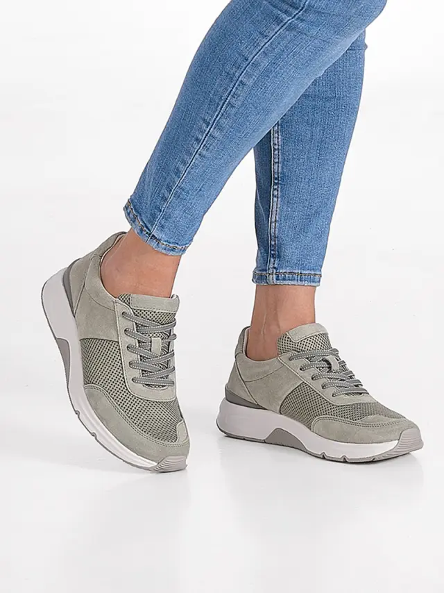 Gabor Sneakers Γυναικείο δέρμα Nubuck/ύφασμα Πράσινο GAB/86897 41-PINO 2