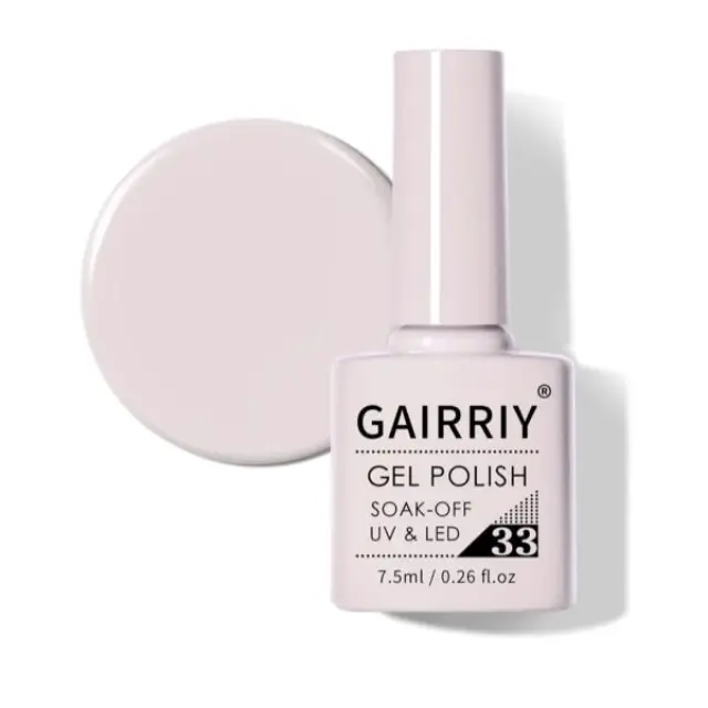 Ημιμόνιμο επαγγελματικό βερνίκι GAIRRIY 7.5ML - 0.26FL.OZ 33