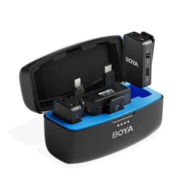 BOYA Μικρόφωνο BOYAMIC 2-02 Wireless 2.4 GHz USB-C Black