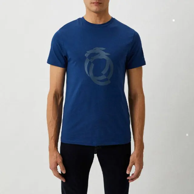 Trussardi Jeans - Ανδρικό T-Shirt TRU1MTS01-DKBLU Μπλε - 2XL