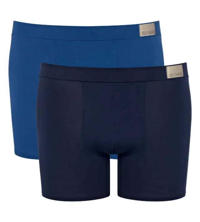 Sloggi Men GO Natural H Short C2P ανδρικό μπόξερ σετ 2τμχ 10214622-M008