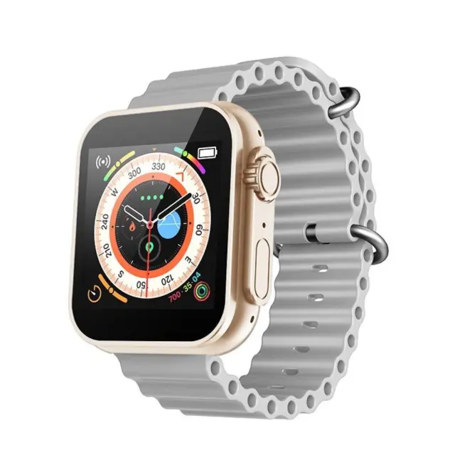 Smartwatch με Παλμογράφο και Απάντηση Κλήσεων – Μηνυμάτων U8 Ultra Λευκό