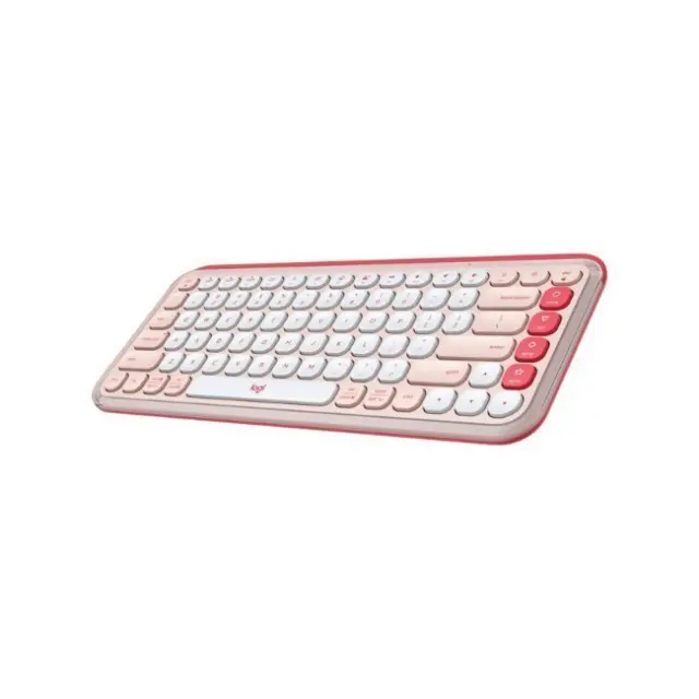 Logitech Keyboard Pop Icon Keys Wireless BT Pink (920-013073) 2