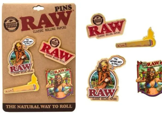 RAW Καρφίτσες Pins - Σετ με 4 Σχέδια 2