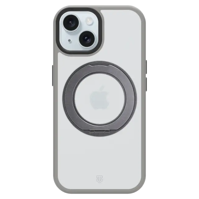 Tactical MagForce Hyperstand Cover for Apple iPhone 15 Light Grey 3