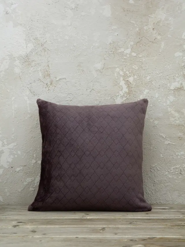 Kocoon Home Διακοσμητική Μαξιλαροθήκη Jacquard 45x45 - Cosy Gray