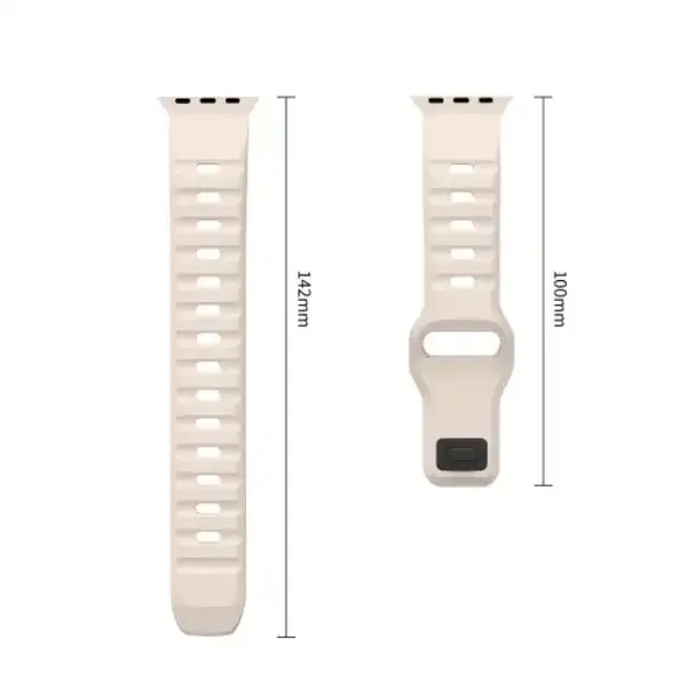 Tech-protect Silicone Line Apple Watch 8 / 9 / 10 / 11 / 12 / Se / Ultra (44 / 45 / 46 / 49 Mm) Stone 3