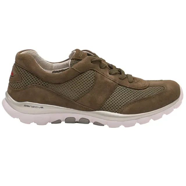 Gabor Sneakers Γυναικείο ύφασμα/δέρμα Nubuck Πράσινο GAB/66966 34-OLIVE - 36