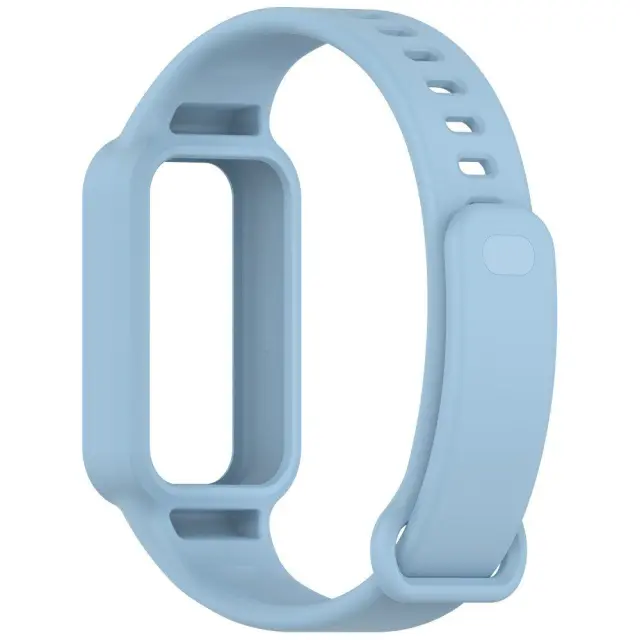 Λουράκι Σιλικόνης με Θήκη για Xiaomi Redmi Band 3/ 9 Active- Sky Blue OEM 2