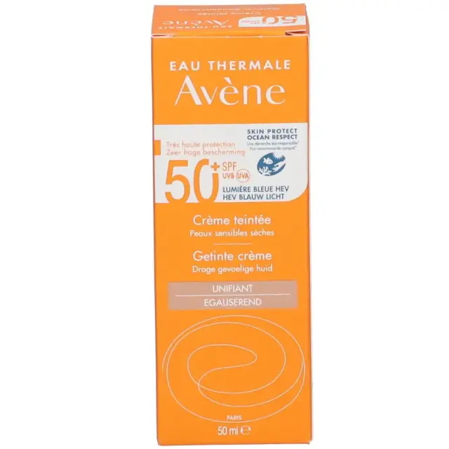 Avène Soins Solaires Creme Teintee SPF50+ Αντηλιακή Προσώπου με Χρώμα, 50ml