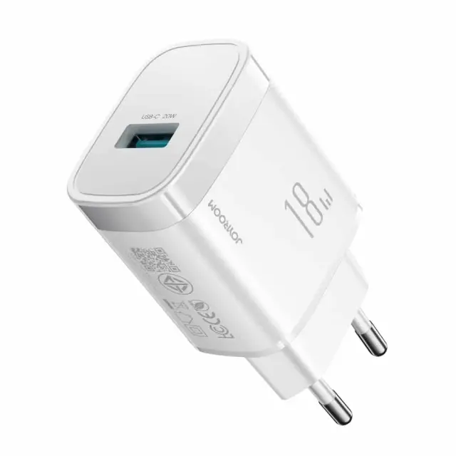 Joyroom® Φορτιστής με USB-A Θύρα 18W- White
