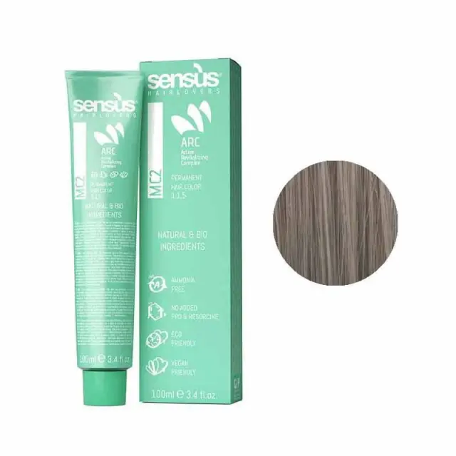 Sensus MC2 Permanent Hair Color 9.2 Beige Very Light Blonde 100ml - (μόνιμη βαφή χωρίς αμμωνία πολύ ανοιχτό ξανθό μπεζ)