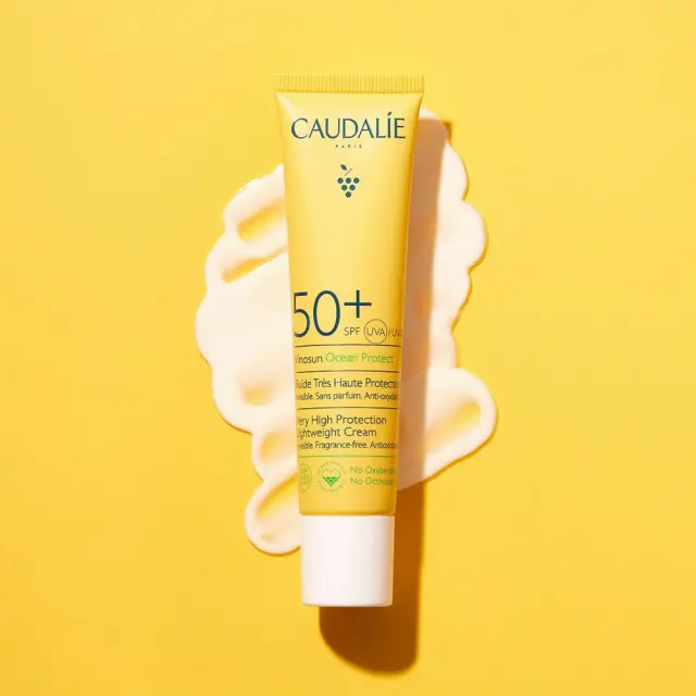 Caudalie | Vinosun Ocean Protect Lightweight Cream SPF50+ Αντηλιακή Κρέμα Προσώπου-Λαιμού Χωρίς Άρωμα | 40ml 2