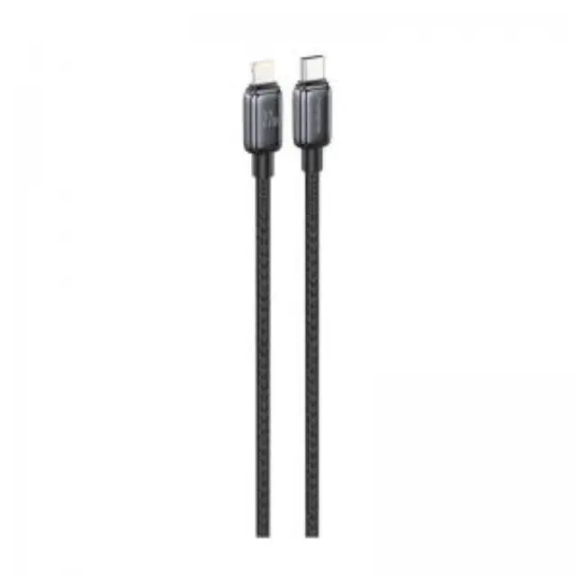 Καλώδιο Σύνδεσης USB 2.0 Foneng X119 Zinc Alloy Head Braided USB C σε Lightning PD 27W 1m Μαύρο N68722 2