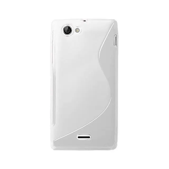 Θήκη Σιλικόνης S-Line Case Για Sony Xperia J Λευκή
