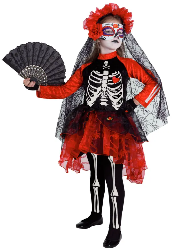 Αποκριάτικη Στολή Day Of The Dead (Κορίτσι) No.08