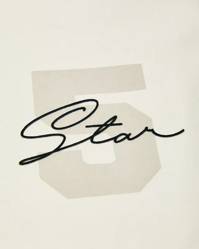 Μπλούζα Five Star με ανάγλυφο τύπωμα 2