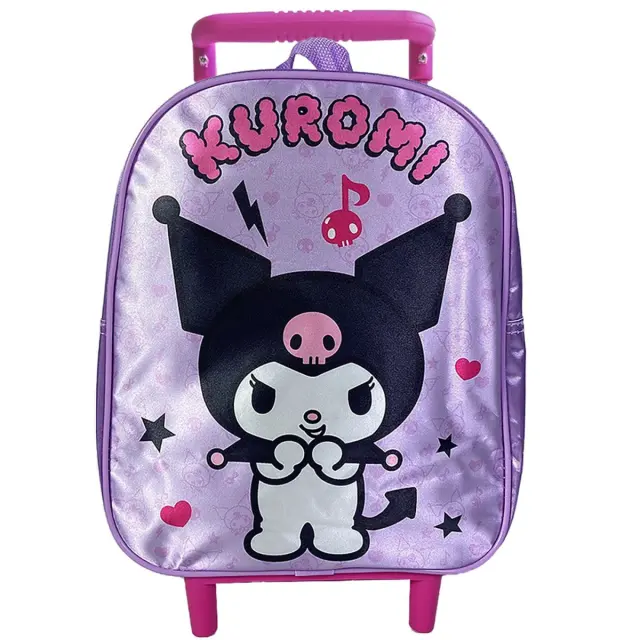 Σχολική τσάντα Kuromi τρόλεϊ νηπίου 28cm
