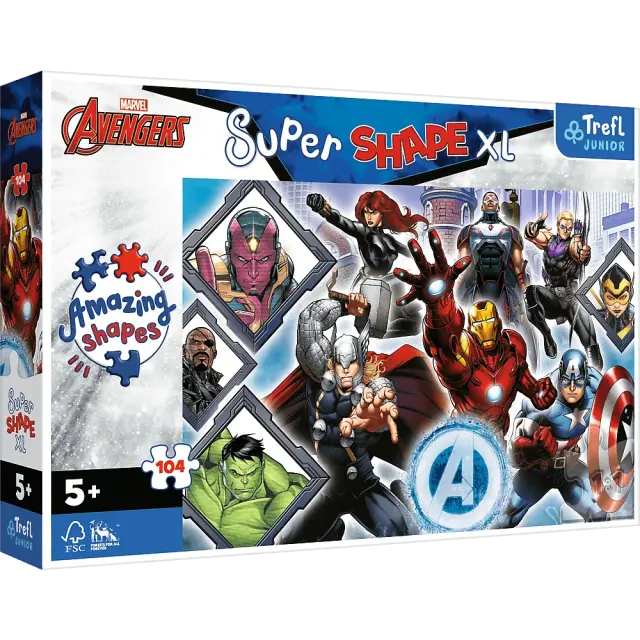 Παζλ Trefl Marvel Avengers XL μέγεθος 104τμχ