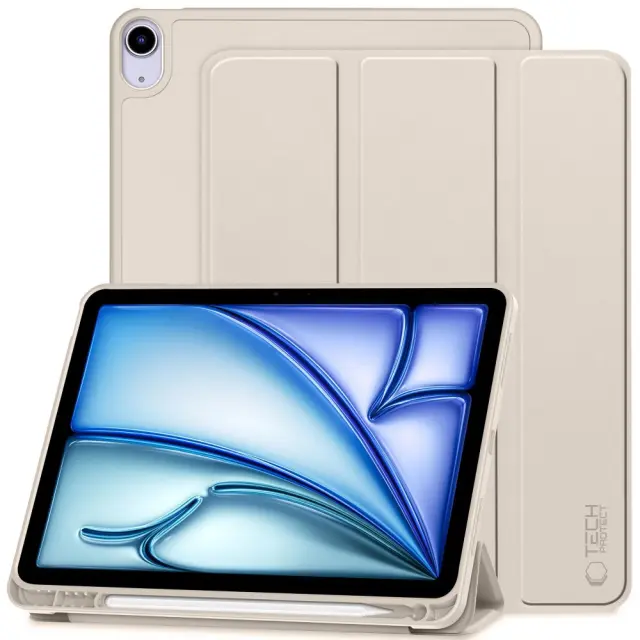 Tech-Protect SmartCase με Βάση για Pen Apple iPad Air 11” 2024-2026 Starlight