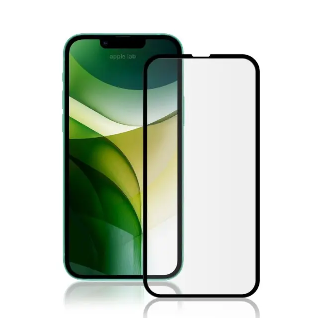 Full Cover Tempered Glass Για iPhone 13 Pro Max /14 Plus- Μαύρο OEM